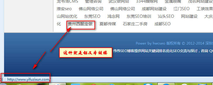 网站优化中的锚文本链接
