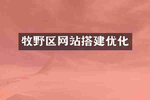 牧野区网站搭建优化