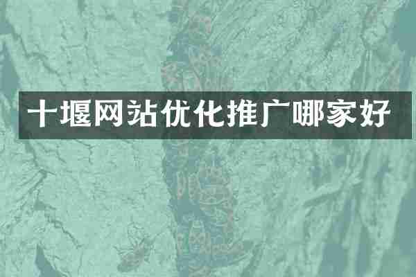 十堰网站优化推广哪家好