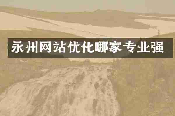 永州网站优化哪家专业强