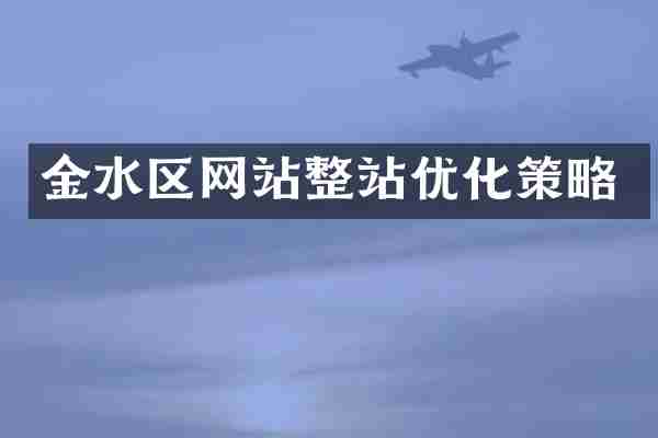 金水区网站整站优化策略