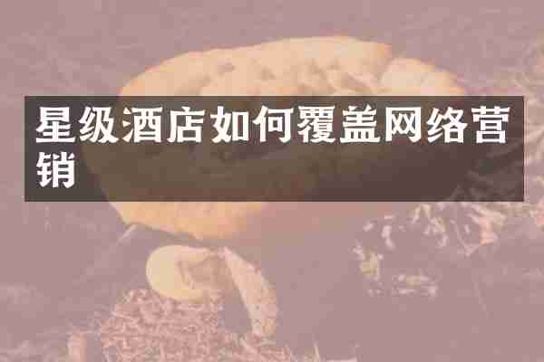星级酒店如何覆盖网络营销