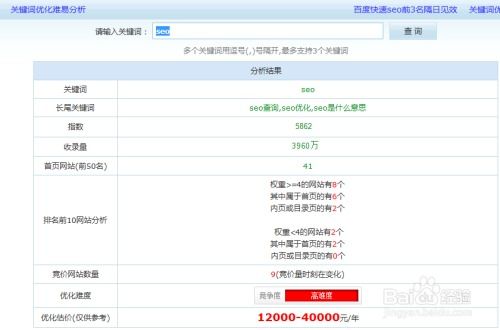 站长工具关键词查询