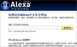 网站alexa流量排名