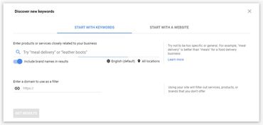 google关键词规划师