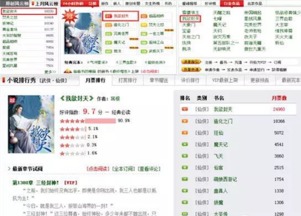百度小说搜索风云榜