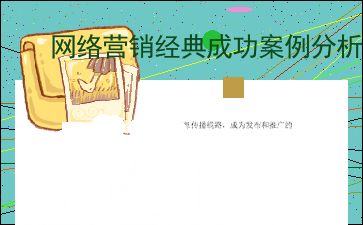 网络营销案例成功案例