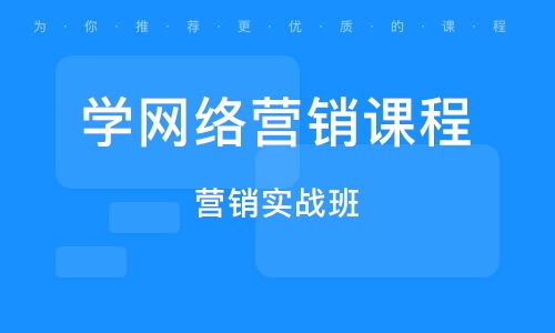 网络营销课程作业