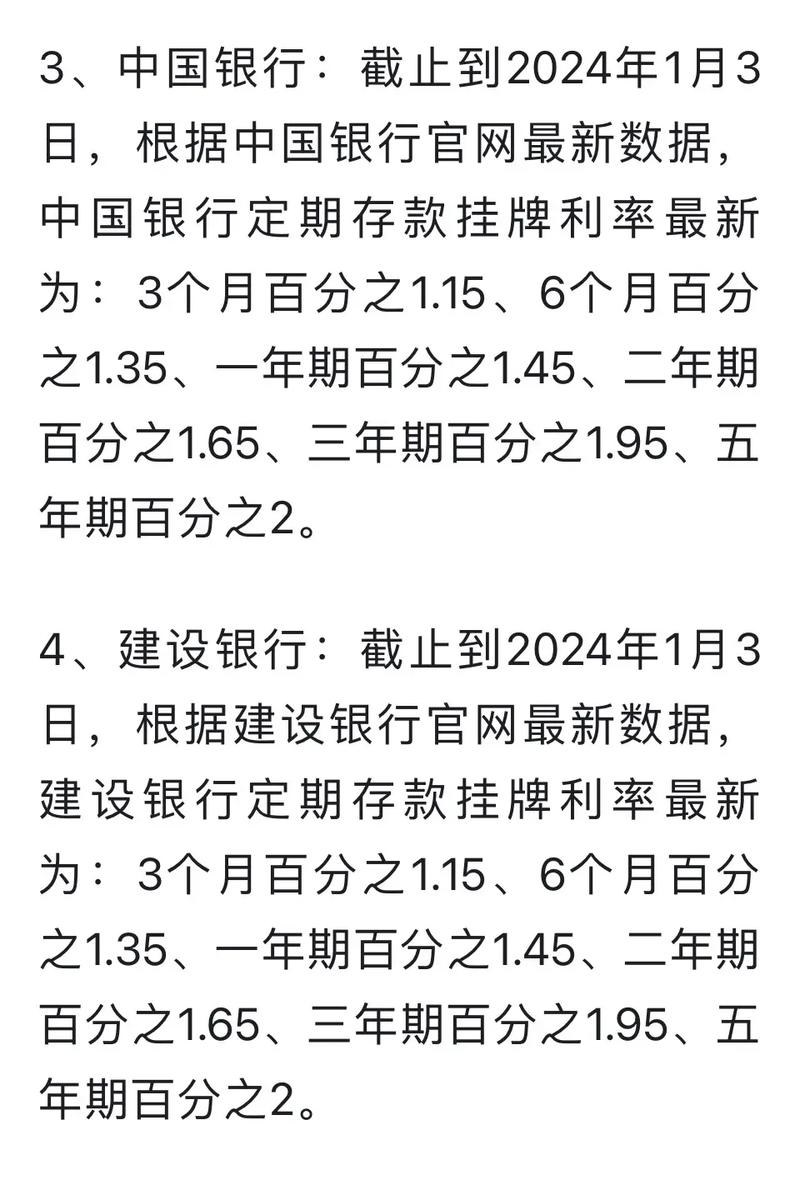 农行当前利率大概是多少? 农行利率大概多少